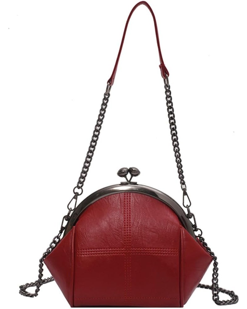 2 Straps Shoulder Bag For Women Casual & Party Christmas Gift Bags Hobo Bags For Women Handbags Red $16.18 Handbags