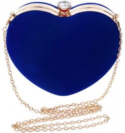 Rebecca Women Girls Heart Shape Handbag Evening Party Tote Purse Blue $18.67 Totes