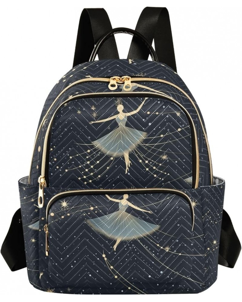 Mini Backpack Purse for Women, Beautiful Ballerinas Travel Bag Casual Daypack Shoulder Bag Small $16.00 Backpacks