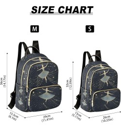 Mini Backpack Purse for Women, Beautiful Ballerinas Travel Bag Casual Daypack Shoulder Bag Small $16.00 Backpacks