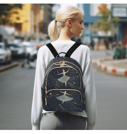 Mini Backpack Purse for Women, Beautiful Ballerinas Travel Bag Casual Daypack Shoulder Bag Small $16.00 Backpacks