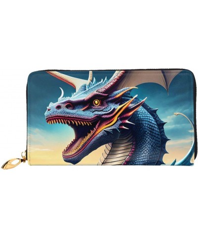 Roaring DragonWomen'S Zipped Wallet With Multiple Card Slots. With Zipped Coin Pocket. $22.81 Wallets