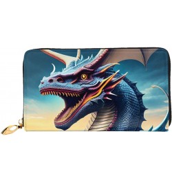 Roaring DragonWomen'S Zipped Wallet With Multiple Card Slots. With Zipped Coin Pocket. $22.81 Wallets