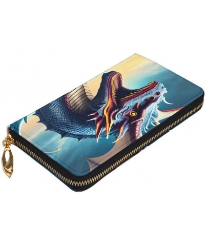 Roaring DragonWomen'S Zipped Wallet With Multiple Card Slots. With Zipped Coin Pocket. $22.81 Wallets