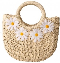 Straw Bag Summer Straw Beach Bag Straw Woven Handbag Women Crossbody Bag Shoulder Woven Beach Bag Straw Bags Women (Color : O...