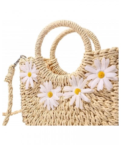 Straw Bag Summer Straw Beach Bag Straw Woven Handbag Women Crossbody Bag Shoulder Woven Beach Bag Straw Bags Women (Color : O...