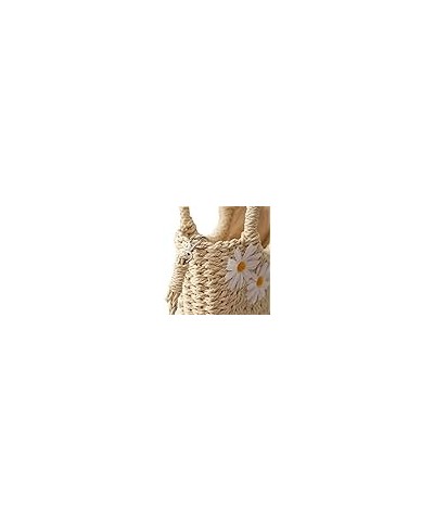 Straw Bag Summer Straw Beach Bag Straw Woven Handbag Women Crossbody Bag Shoulder Woven Beach Bag Straw Bags Women (Color : O...