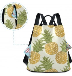 Backpack Purse for Women Fashion Travel Anti-theft Pineapple Gold Daypack Casual Shoulder Bag Medium Size $22.65 Backpacks