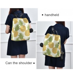 Backpack Purse for Women Fashion Travel Anti-theft Pineapple Gold Daypack Casual Shoulder Bag Medium Size $22.65 Backpacks