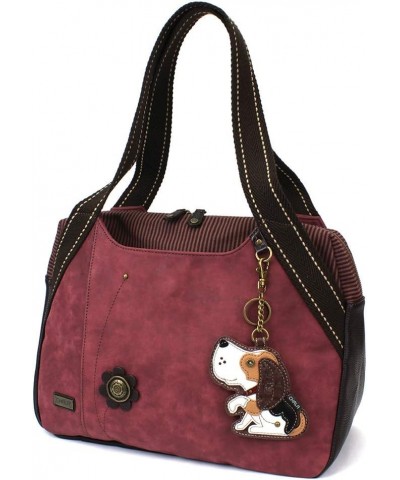 Bowling Tote Bag Burgundy Dog Gen Ii - Burgundy $34.50 Totes