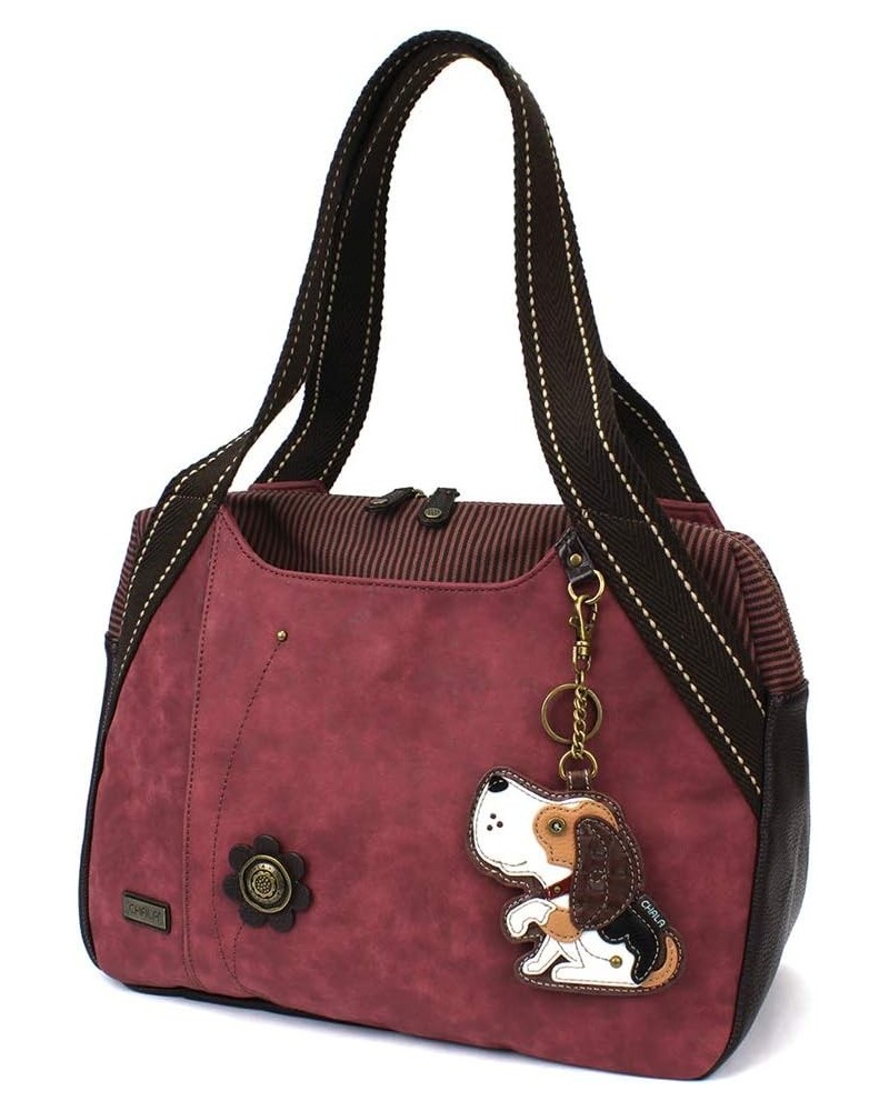 Bowling Tote Bag Burgundy Dog Gen Ii - Burgundy $34.50 Totes