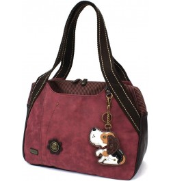 Bowling Tote Bag Burgundy Dog Gen Ii - Burgundy $34.50 Totes