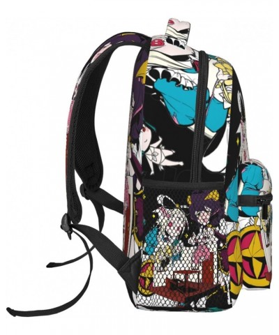 Gushing Over Magical Hiiragi Poster Backpack Purse For Adult, Anti Theft Travel Backpack Purse Shoulder Bags With Anime $30.9...