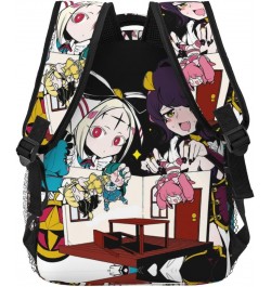 Gushing Over Magical Hiiragi Poster Backpack Purse For Adult, Anti Theft Travel Backpack Purse Shoulder Bags With Anime $30.9...