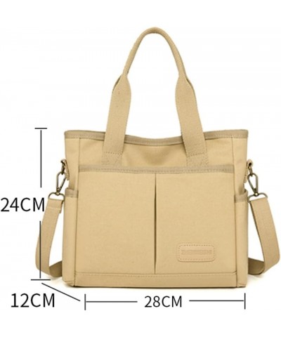 Tote Handbag for Women Canvas Hobo Messenger Work Bag Casual Tote Shoulder Crossbody Bag Fashion Commute Bag Black $10.56 Totes