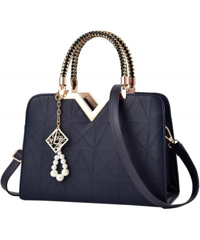 Women Shoulder Bag Handbags Women Bag Women Handbag Large Capacity Shoulder Bag Messenger Bag Fashion Dark Blue $18.65 Totes