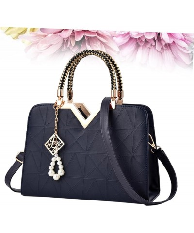 Women Shoulder Bag Handbags Women Bag Women Handbag Large Capacity Shoulder Bag Messenger Bag Fashion Dark Blue $18.65 Totes