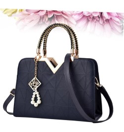 Women Shoulder Bag Handbags Women Bag Women Handbag Large Capacity Shoulder Bag Messenger Bag Fashion Dark Blue $18.65 Totes