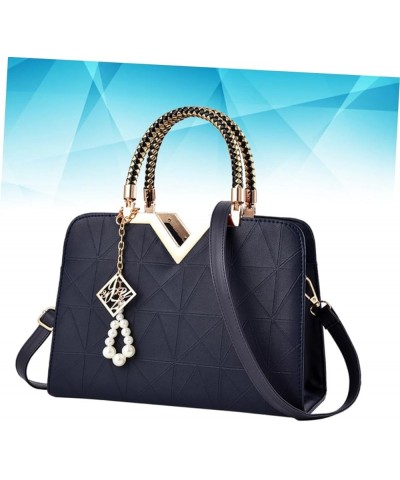 Women Shoulder Bag Handbags Women Bag Women Handbag Large Capacity Shoulder Bag Messenger Bag Fashion Dark Blue $18.65 Totes