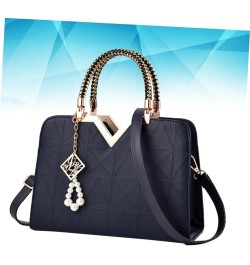 Women Shoulder Bag Handbags Women Bag Women Handbag Large Capacity Shoulder Bag Messenger Bag Fashion Dark Blue $18.65 Totes