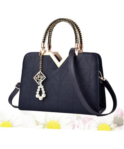 Women Shoulder Bag Handbags Women Bag Women Handbag Large Capacity Shoulder Bag Messenger Bag Fashion Dark Blue $18.65 Totes