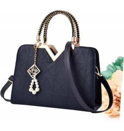 Women Shoulder Bag Handbags Women Bag Women Handbag Large Capacity Shoulder Bag Messenger Bag Fashion Dark Blue $18.65 Totes