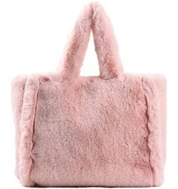 New Ms Plush Single Shoulder Bag, Fashionable Fluffy Soft Worn Purse Handbag, Fashion Plush Pure Color Handbag (Off-white s) ...