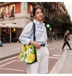 Watercolor Yellow Lemon Ladies Travel Purses Anti Theft Crossbody Waterproof Womens Crossbody Tote Bag Cute Purse $16.17 Totes