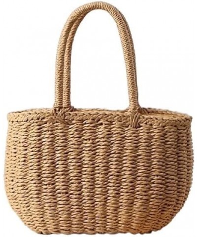 Tassel Straw Bag Women Large Capacity Handmade Handbag Summer Woven Shoulder Beach Bag Rattan Crossbody Bag sac Khaki -2 $26....