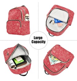 Valentine's Day with Heart Casual Fashion Polyester Travel Rucksack Shoulder Bag Color Small $18.50 Backpacks