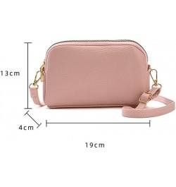 Leather Crossbody Bag for Women Small Size Handbag Messenger Sling Bag Mobile Phone Bag Green $12.75 Totes