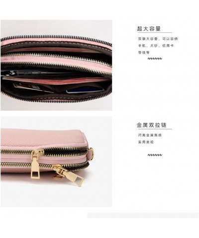 Leather Crossbody Bag for Women Small Size Handbag Messenger Sling Bag Mobile Phone Bag Green $12.75 Totes