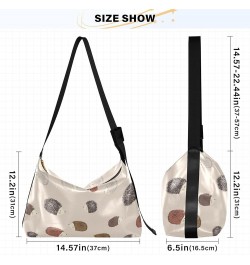 Beige Cute Hedgehogs Soft PU Leather Hobo Bags Large Leather Purse Colorful Animal Print Purse Women Bag Beige Cute Hedgehogs...