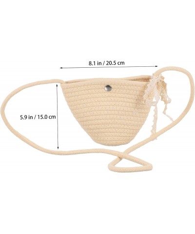 Woven Bag Shoulder Bag Cross Body Bag for Woman Cross Body Purse Handbags Crossbody Bag Pastoral Style Beach Bag Pastoral Sty...