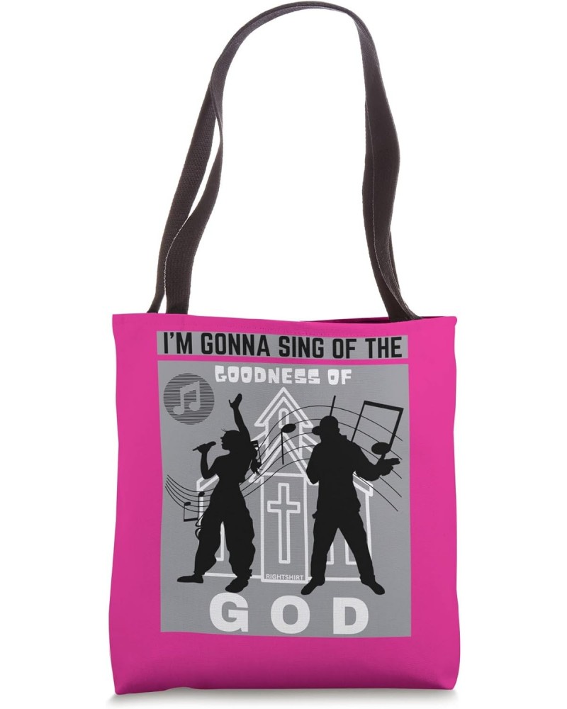 I'M GONNA SING OF THE GOODNESS OF GOD Christian Song Worship Tote Bag $9.43 Totes