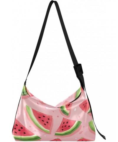 Delicious Watermelon Shoulder Bag Purse for Women,Large Leather Handbag Crossbody Bags Adjustable Straps Tote Bag Hobo Bags70...