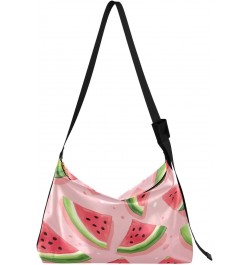 Delicious Watermelon Shoulder Bag Purse for Women,Large Leather Handbag Crossbody Bags Adjustable Straps Tote Bag Hobo Bags70...