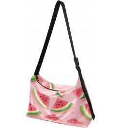 Delicious Watermelon Shoulder Bag Purse for Women,Large Leather Handbag Crossbody Bags Adjustable Straps Tote Bag Hobo Bags70...