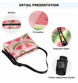 Delicious Watermelon Shoulder Bag Purse for Women,Large Leather Handbag Crossbody Bags Adjustable Straps Tote Bag Hobo Bags70...