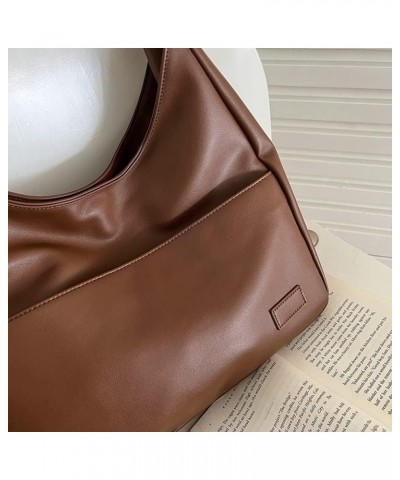 Shoulder Bag for Women, Solid Color Genuine Leather Shoulder Bag Tote Handbag Big Capacity Travel Purse Weekender Bag Shopper...