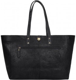 Gift For Mothers Day Avery Leather Tote/Top Handle Shoulder Bag for Women Washed Black $38.95 Shoulder Bags