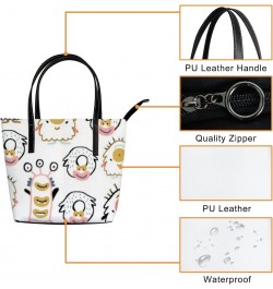 Fashionable women's handbag tote bag, Cute Monsters Charactersprinted shoulder bag is light and durable $18.86 Shoulder Bags