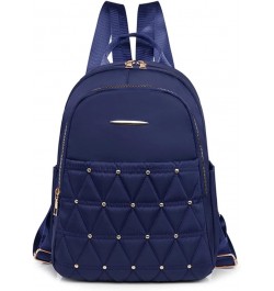 2023 Oxford Backpack for Women with Large Capacity and Diamond Rivet Design (Khaki) Blue $22.18 Backpacks