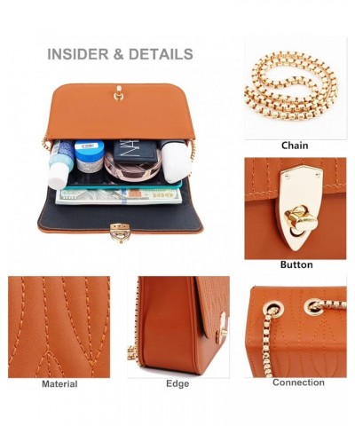 Mini Shoulder Bag for Women PU Leather Small Bags for Women Little Tote Bag Women Purses Brown $7.47 Shoulder Bags