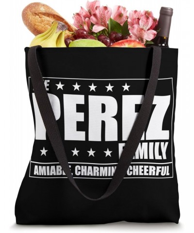 Perez Last Name Family Matching Group Costume Tote Bag $12.74 Totes