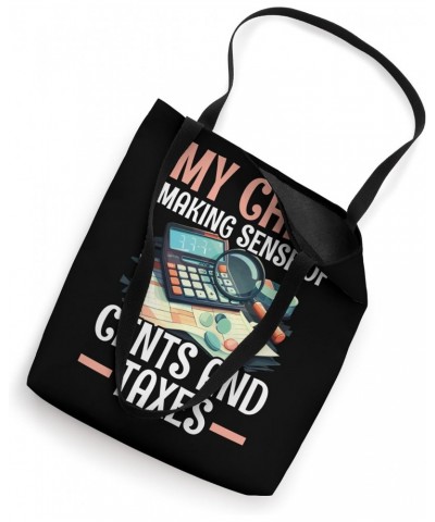 Mom Of A Tax Accountant Finance Accounting Tax Season Tote Bag $10.25 Totes