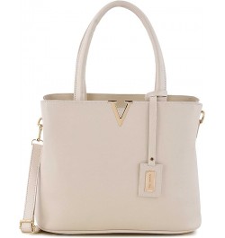 Leatherette (Pu) Combo Shoulder Bag Casual Hand Bag For Women White $22.47 Handbags