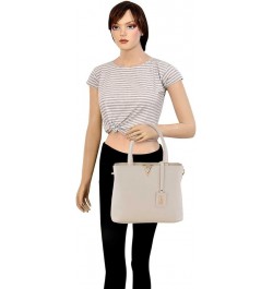 Leatherette (Pu) Combo Shoulder Bag Casual Hand Bag For Women White $22.47 Handbags