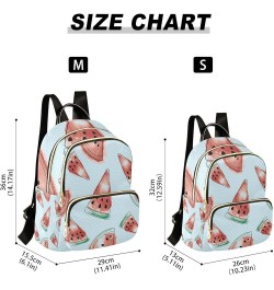 Women Backpack Watercolor Watermelon Anti-Theft Travel Backpack with Luggage Belt Lightweight Handbag Lady Purse Roomy Double...