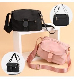 Crossbody Bags For Women Waterproof Lightweight Shoulder Bag Nylon Multiple pockets Handbags Casual Bag Small Purse Black $15...